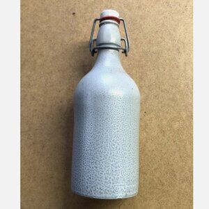 MKM Stoneware Beer Growler Bottle w/Wire Bail - 9"